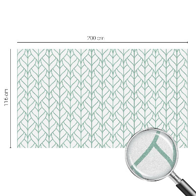 Fönsterfilm med mosaikmönster Växtsymmetri