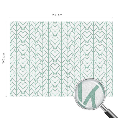 Fönsterfilm med mosaikmönster Växtsymmetri