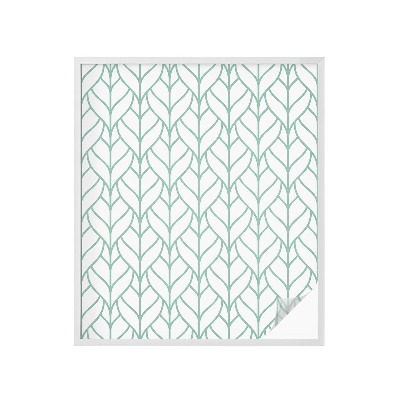 Fönsterfilm med mosaikmönster Växtsymmetri