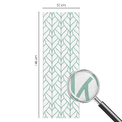 Fönsterfilm med mosaikmönster Växtsymmetri