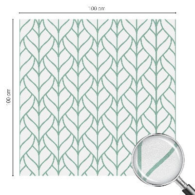 Fönsterfilm med mosaikmönster Växtsymmetri