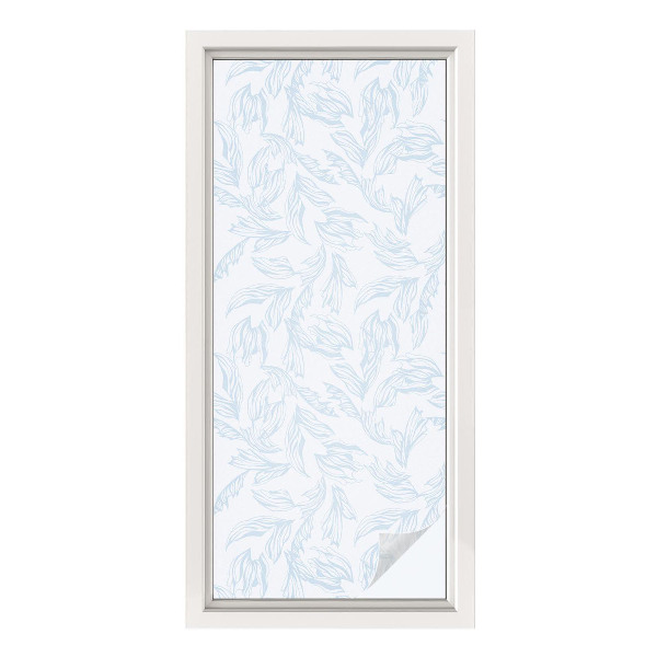 Fönsterfilm med mosaikmönster Eteriska blad