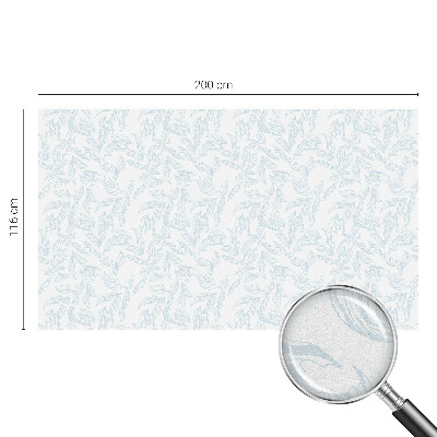 Fönsterfilm med mosaikmönster Eteriska blad