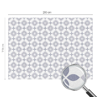 Solfilm fönster insynsskydd Blommiga romber