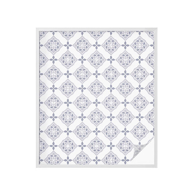 Solfilm fönster insynsskydd Blommiga romber