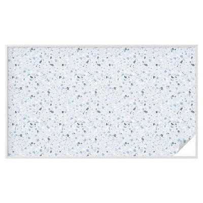 Frostad fönsterfilm med färgat mönster Modern mosaik