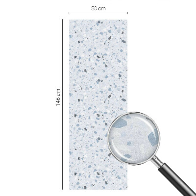 Frostad fönsterfilm med färgat mönster Modern mosaik