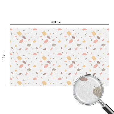 Solfilm fönster insynsskydd Abstrakt terrazzo