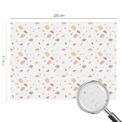 Solfilm fönster insynsskydd Abstrakt terrazzo