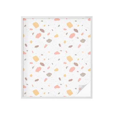 Solfilm fönster insynsskydd Abstrakt terrazzo