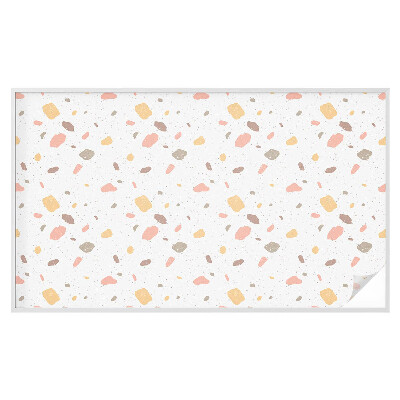 Solfilm fönster insynsskydd Abstrakt terrazzo