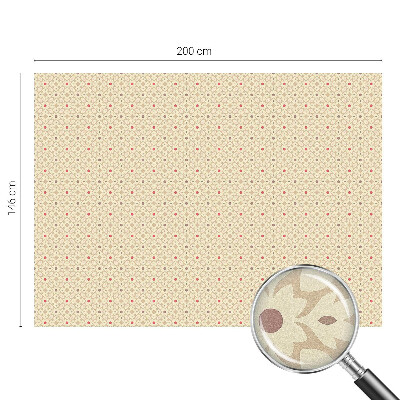 Frostad fönsterfilm med färgat mönster Blommönster