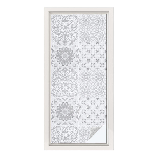 Dekorplast till fönster mosaik Klassisk elegans