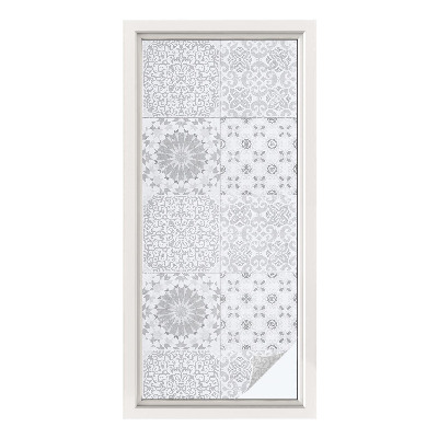 Dekorplast till fönster mosaik Klassisk elegans