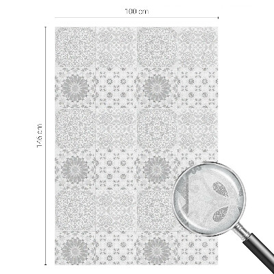 Dekorplast till fönster mosaik Klassisk elegans