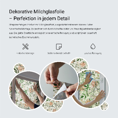 Dekorplast till fönster mosaik Klassisk elegans