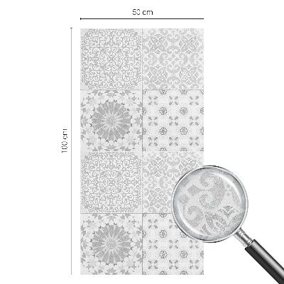 Dekorplast till fönster mosaik Klassisk elegans