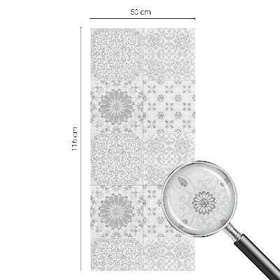 Dekorplast till fönster mosaik Klassisk elegans