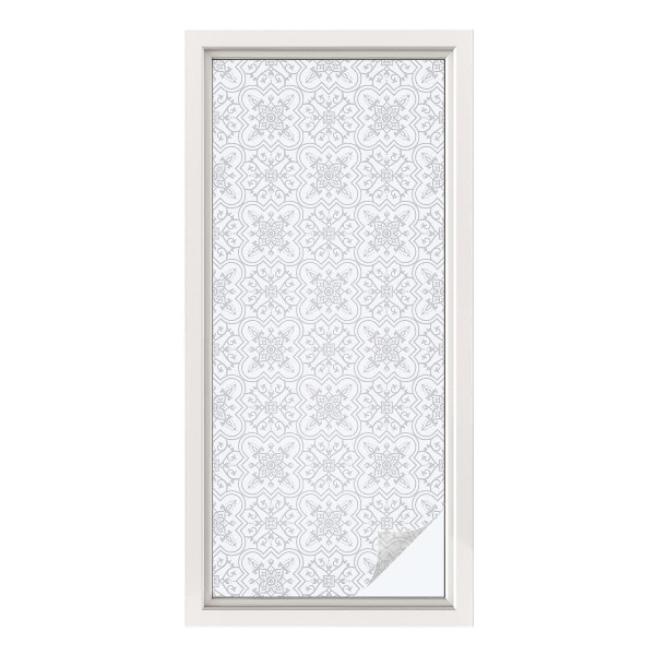 Fönsterfilm med mosaikmönster Blomsymmetri