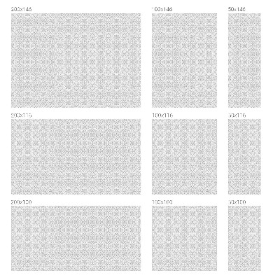 Fönsterfilm med mosaikmönster Blomsymmetri
