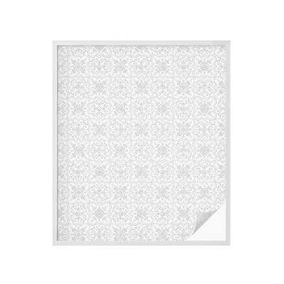 Fönsterfilm med mosaikmönster Blomsymmetri