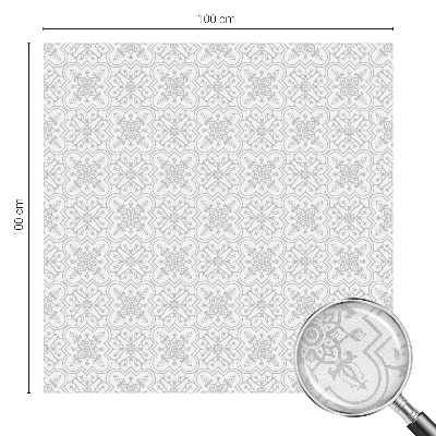 Fönsterfilm med mosaikmönster Blomsymmetri