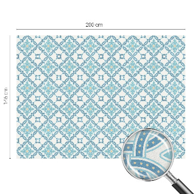 Frostad fönsterfilm med färgat mönster Klassisk symmetri