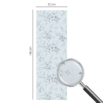 Solfilm fönster insynsskydd Subtila blommor