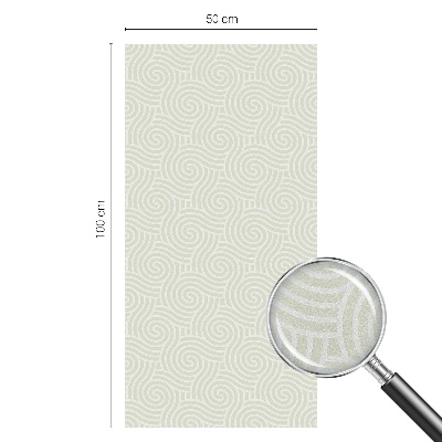 Dekorplast till fönster mosaik Kurviga linjer