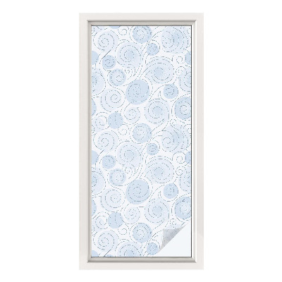 Fönsterfilm med mosaikmönster Spiralmönster