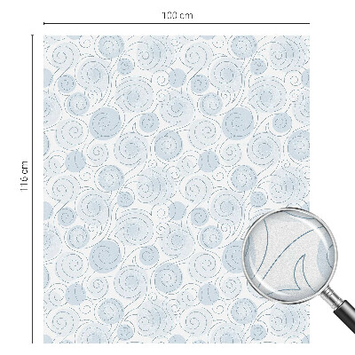 Fönsterfilm med mosaikmönster Spiralmönster