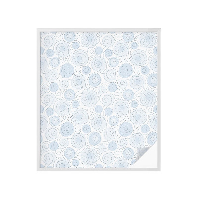 Fönsterfilm med mosaikmönster Spiralmönster