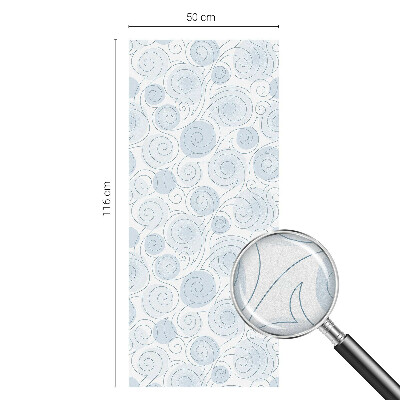 Fönsterfilm med mosaikmönster Spiralmönster