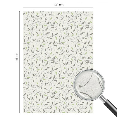 Dekorplast till fönster mosaik Blad av skott