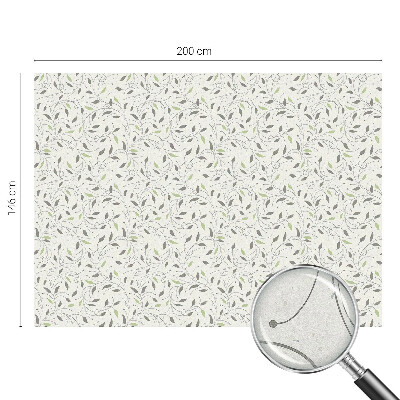 Dekorplast till fönster mosaik Blad av skott