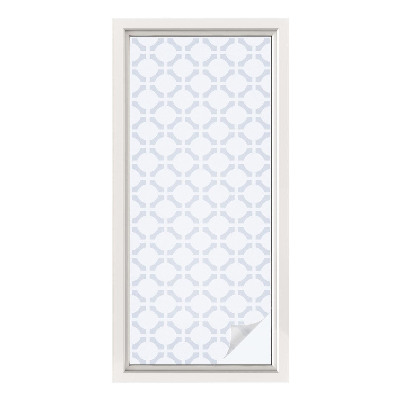 Solfilm fönster insynsskydd Geometrisk elegans