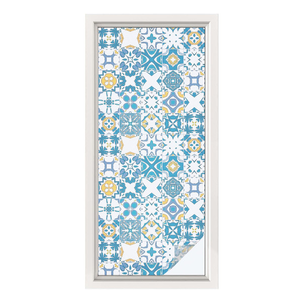 Fönsterfilm med mosaikmönster Mosaikmönster