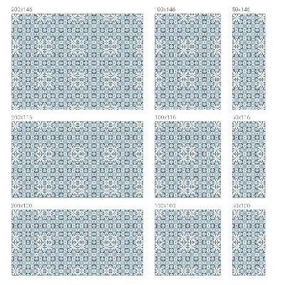 Frostfilm med dekorativt mönster Geometriska mönster