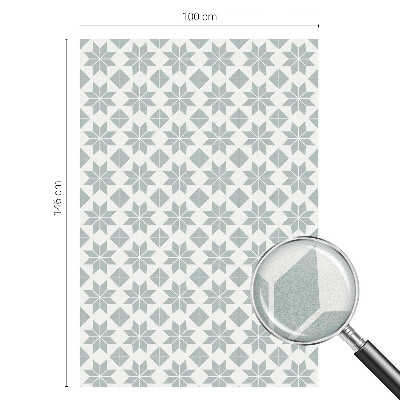 Dekorplast till fönster mosaik Geometriska stjärnor