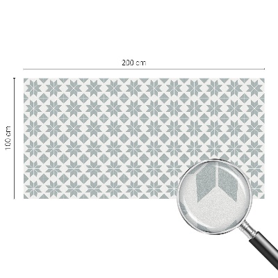 Dekorplast till fönster mosaik Geometriska stjärnor