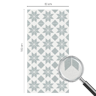 Dekorplast till fönster mosaik Geometriska stjärnor