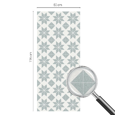 Dekorplast till fönster mosaik Geometriska stjärnor