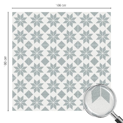 Dekorplast till fönster mosaik Geometriska stjärnor