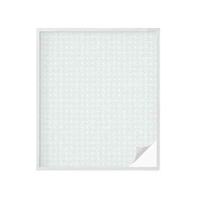 Frostad fönsterfilm med färgat mönster Harmoniskt mönster