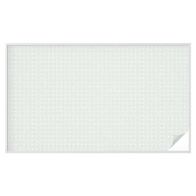 Frostad fönsterfilm med färgat mönster Harmoniskt mönster