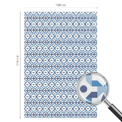 Frostfilm med dekorativt mönster Harmoniskt mönster