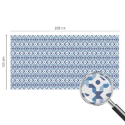 Frostfilm med dekorativt mönster Harmoniskt mönster