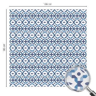 Frostfilm med dekorativt mönster Harmoniskt mönster