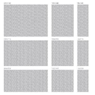 Fönsterfilm med mosaikmönster Hexagonala fasta ämnen