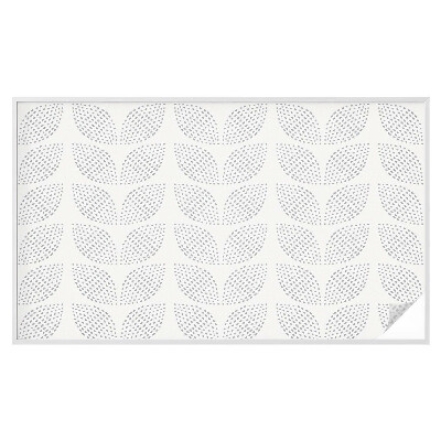 Frostfilm med dekorativt mönster Prickiga blad